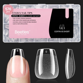 beetles Gel Nail Tips 576Pcs pack front view