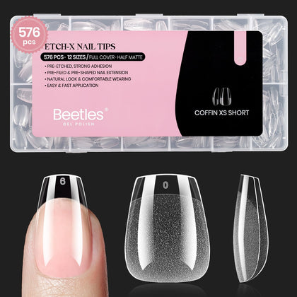 beetles Gel Nail Tips 576Pcs pack front view