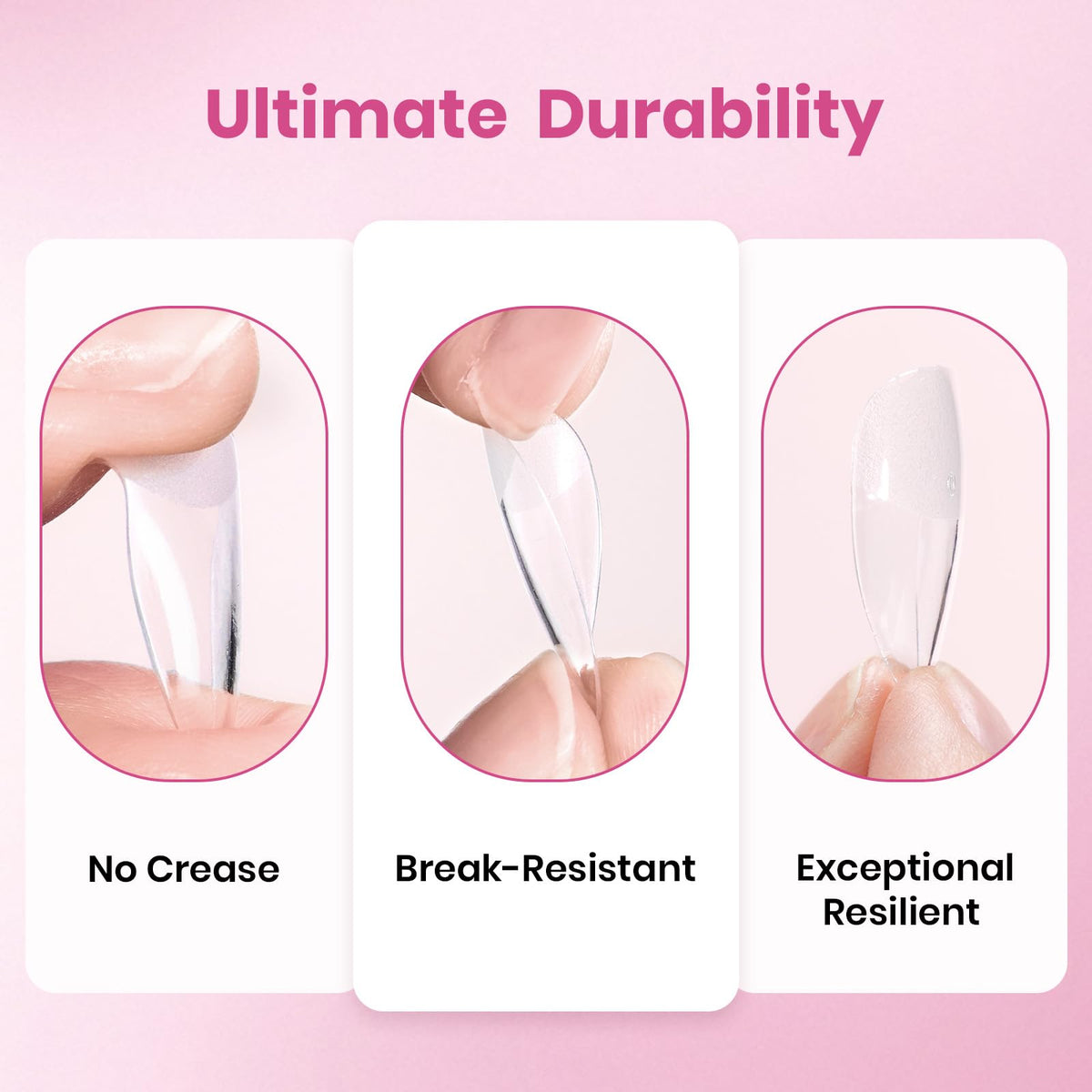 Beetles Gel Nail Tips Flat-X in use during a nail art session