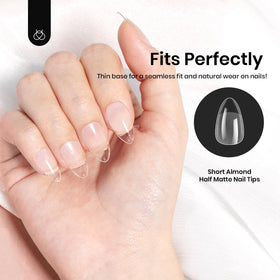 Beetles Gel Nail Tips showing different sizes