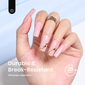 Beetles Gel Nail Tips showing natural nail appearance