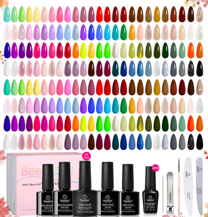 beetles Gel Polish 110 PCS set with 100 colours bottles