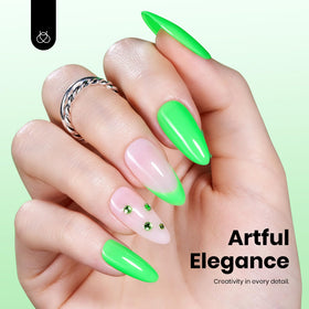 beetles Gel Polish 15ml Green Gel Nail Polish packaging