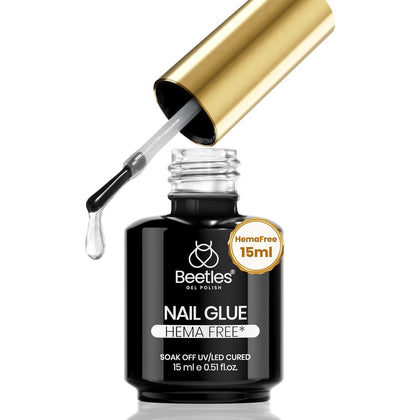 beetles Gel Polish 15ml HEMA-Free Nail Glue Gel front view