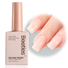 beetles Gel Polish 15ml Jelly Neutral front view