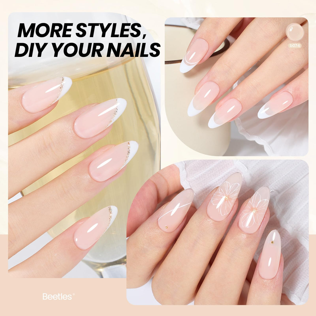 beetles Gel Polish 15ml Jelly Neutral packaging