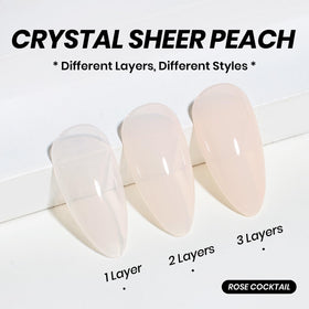 beetles Gel Polish 15ml Jelly Neutral polish application on nails