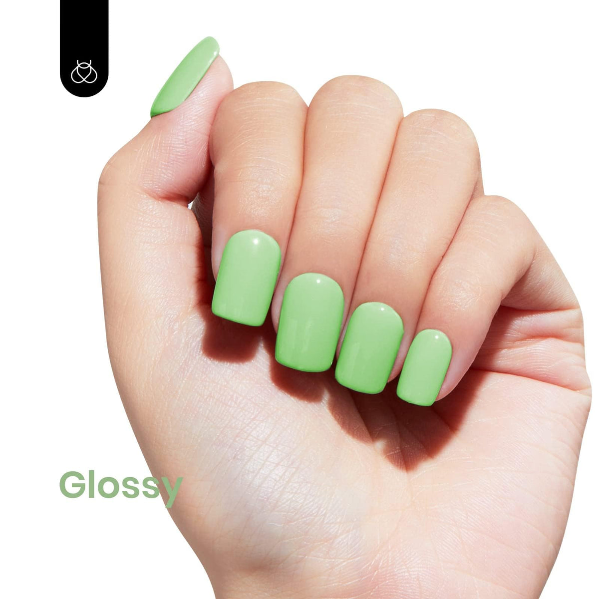 beetles Gel Polish 15ML light green gel nail polish on nails