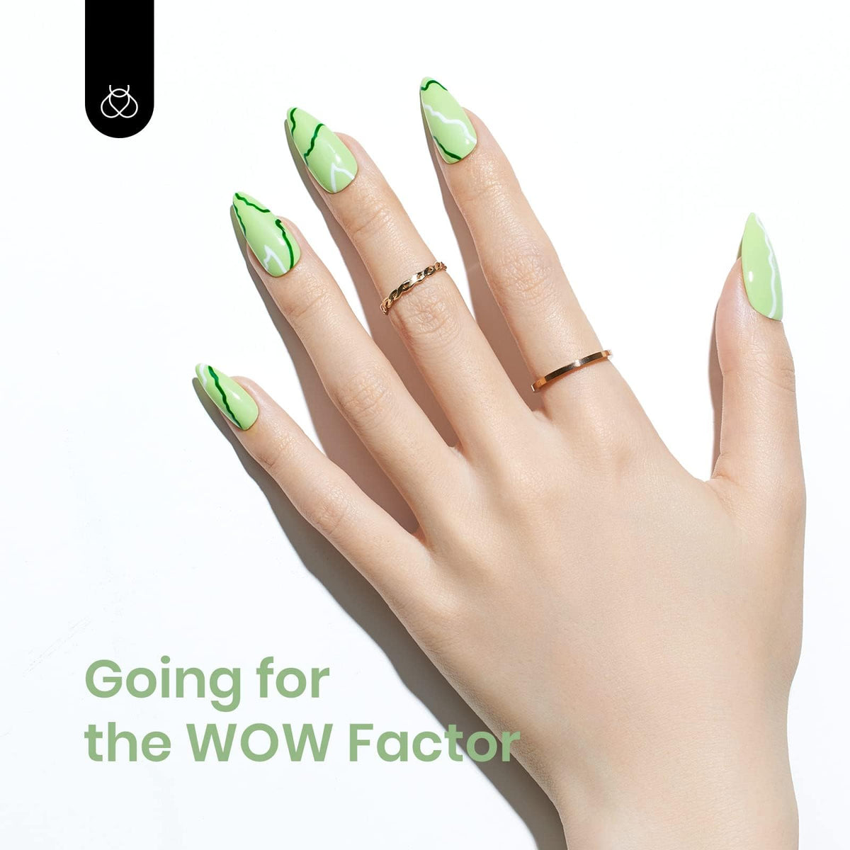 beetles Gel Polish 15ML light green gel nail polish swatch