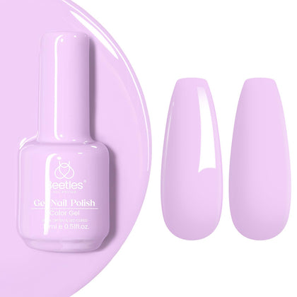 beetles Gel Polish 15ml Lilac Purple front view