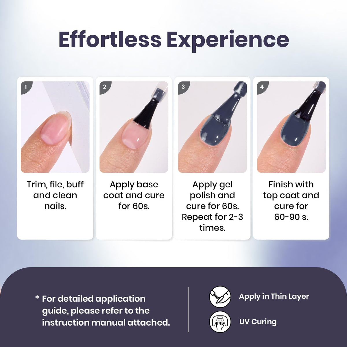 beetles Gel Polish 15ML Navy Crown Blue gift set display