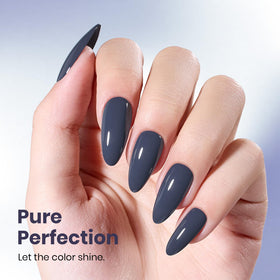 beetles Gel Polish 15ML Navy Crown Blue with nail art tools