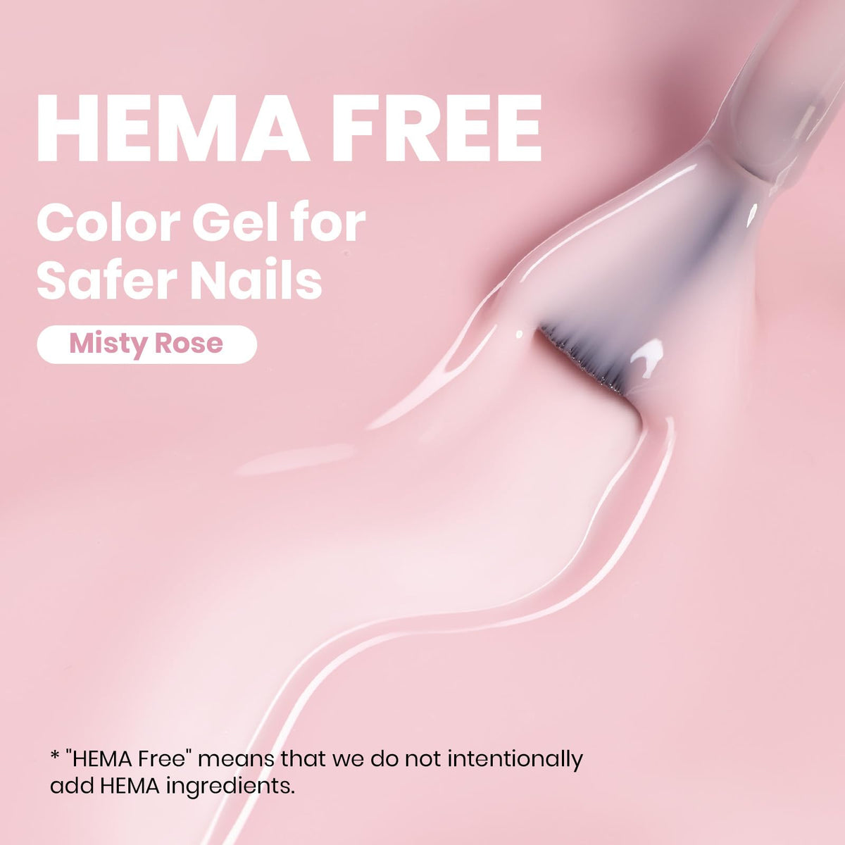 beetles Gel Polish 15ML Nude Pink Gel Nail Polish bottle side view