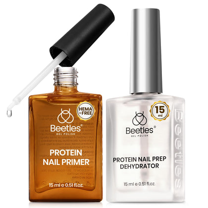 beetles Gel Polish 15ml Protein Nail Prep Dehydrator and Primer Set front view