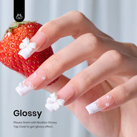 beetles Gel Polish 15ml white gel polish application brush