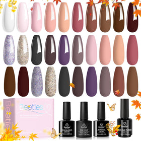 beetles Gel Polish 16 Colours Gel Nail Polish Set packaging front view