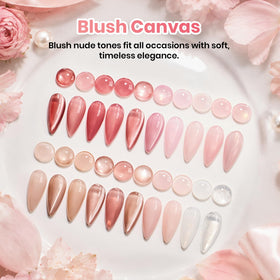 beetles Gel Polish 20 sheer nude colours in the set