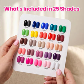 beetles Gel Polish 25 mini gel polish bottles in various colours