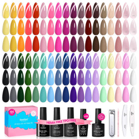 beetles Gel Polish 36 Colors set front view with all items displayed