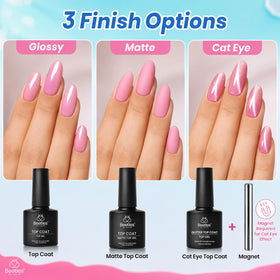 beetles Gel Polish 36 Colors set with nail clipper and cuticle stick