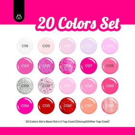 beetles Gel Polish 7.5 mL Glitter Top Coat in packaging