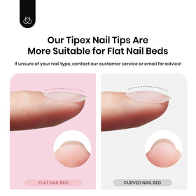 beetles Gel Polish Apex Nail Tips on nails
