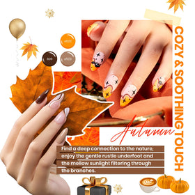 beetles Gel Polish application on nails with top coat
