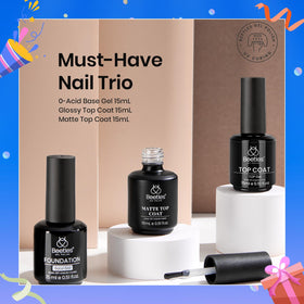 beetles Gel Polish application process with nail lamp
