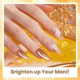 beetles Gel Polish application process with UV lamp