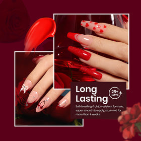 beetles Gel Polish application showing glossy finish