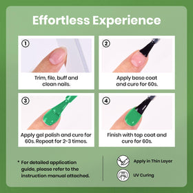 beetles Gel Polish Bamboo Rhythm green gel polish with nail art tools