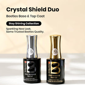 beetles Gel Polish Base and Top Coat Set 15ml back view