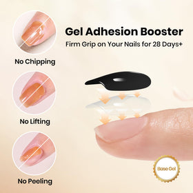 beetles Gel Polish Base and Top Coat Set 15ml on a manicure table