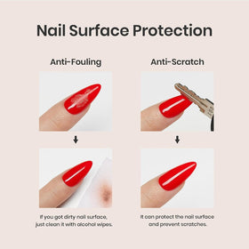 beetles Gel Polish Base and Top Coat Set on a nail art table
