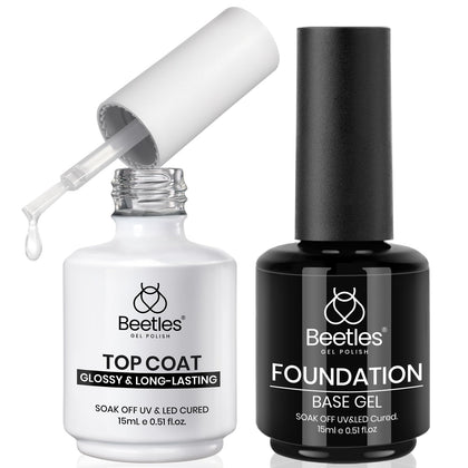 beetles Gel Polish Base Coat 15ml bottle front view