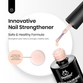 beetles Gel Polish Base Coat 15ml bottle with label