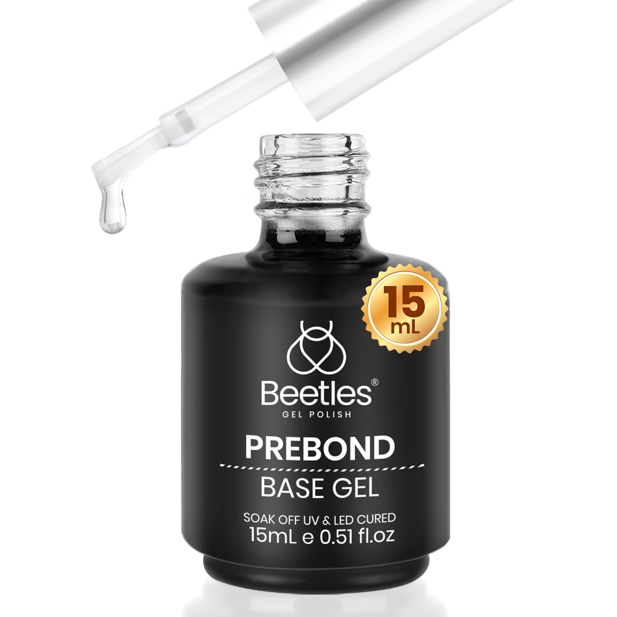 beetles Gel Polish Base Coat 15ml front view