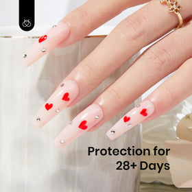 beetles Gel Polish Base Coat 15ml in use during manicure