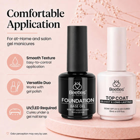 beetles Gel Polish Base Coat application on nails