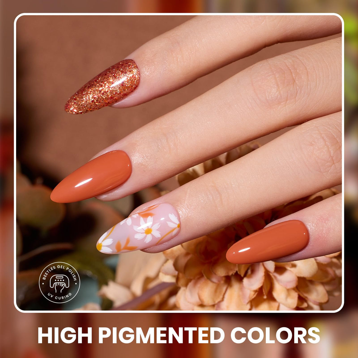 beetles Gel Polish base coat with nail art tool