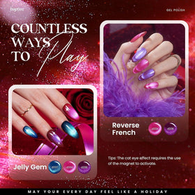 beetles Gel Polish base gel and top coats included in set