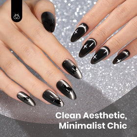 beetles Gel Polish Black Cat Eye Gel Polish with magnet