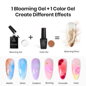 beetles Gel Polish Blooming Gel 10ML in use for floral design