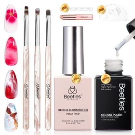 beetles Gel Polish Blooming Gel Nail Art Brush Set front view