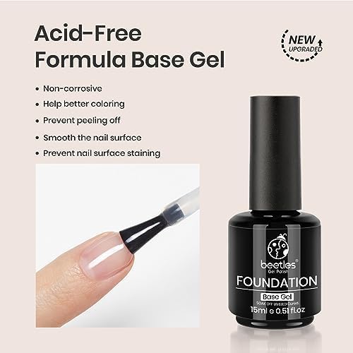 beetles Gel Polish Blooming Gel & Top Coat Set packaging