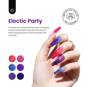 beetles gel polish bottle with temperature activated label