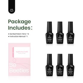 beetles Gel Polish bottles arranged neatly in a box