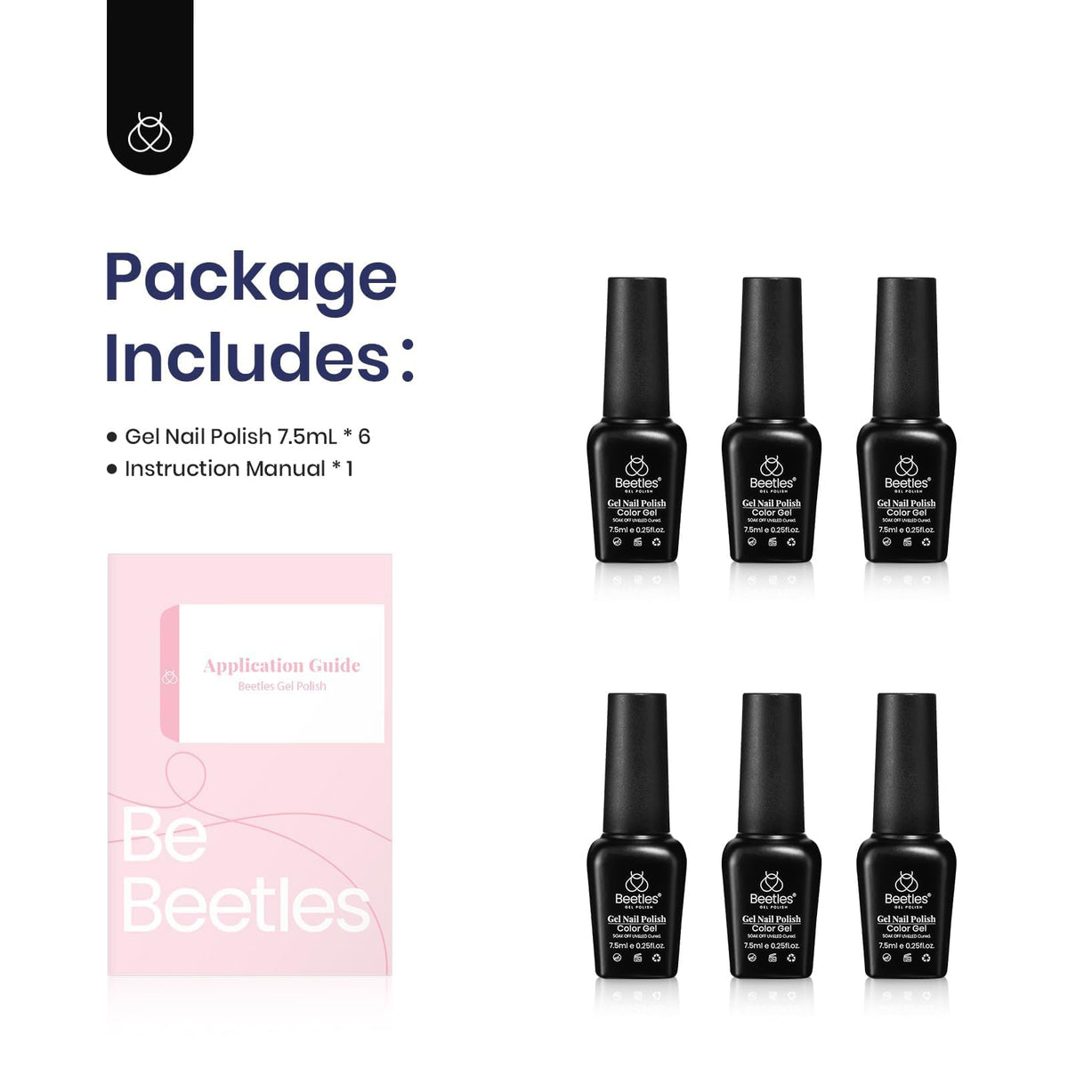 beetles Gel Polish bottles with a UV lamp for curing