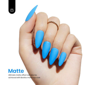 beetles Gel Polish Bright Blue Gel Nail Polish 15ML lifestyle scene