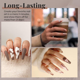 beetles Gel Polish Brown Gel Nail Polish 15ML packaging